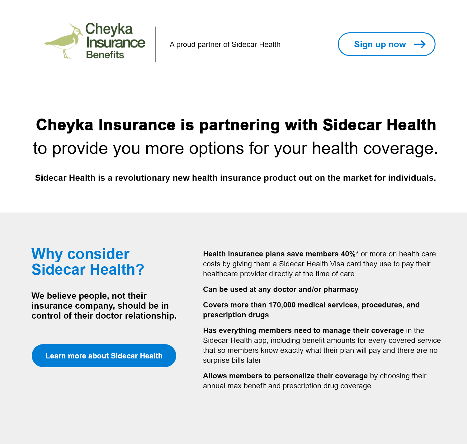 Health Insurance SideCar Health